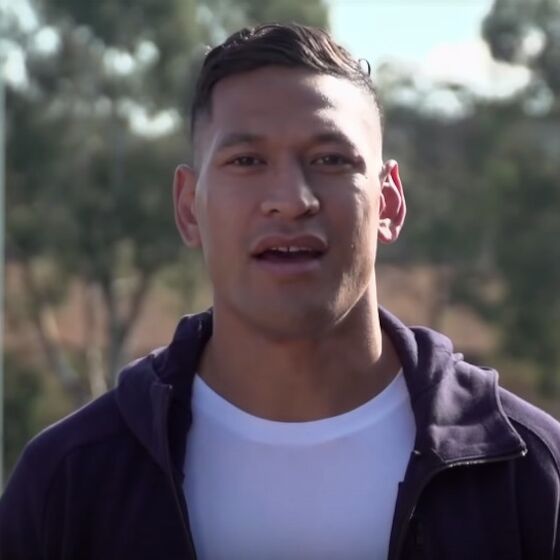 Israel Folau returns to rugby and opposing team responds with rainbows