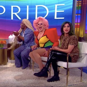 Meghan McCain interviewed three drag queens on “The View” for Pride and people weren’t having it