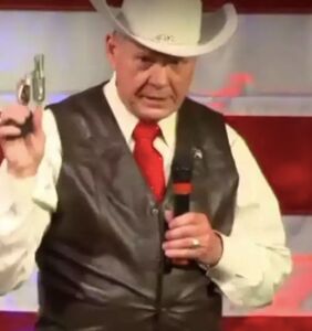 Bigot and accused child molester Roy Moore is running for Senate again, and we’re delighted