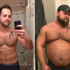PHOTOS: Man’s transformation from jock to bear has Gay Twitter’s attention