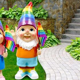 Man feels triggered by rainbow garden gnomes, flies into “violent rage,” police called