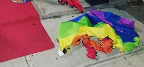 Rainbow flag burned a second time outside of New York City’s only black-owned gay bar