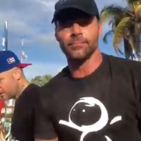 Ricky Martin hits the street to join protests against Puerto Rico’s homophobic governor