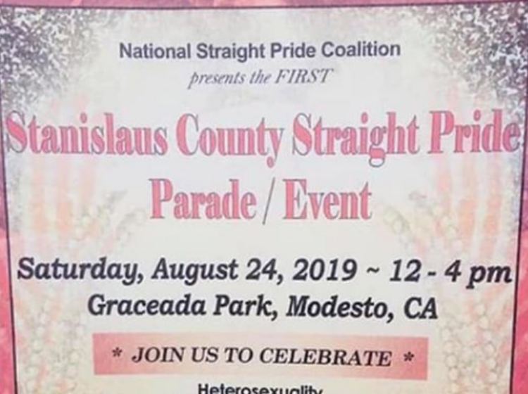 “Straight Pride” is officially coming to California