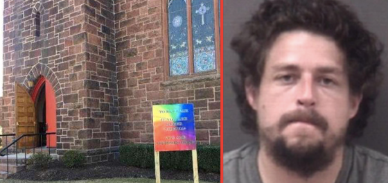 After being charged with one antigay hate crime, this idiot went and did it a second time