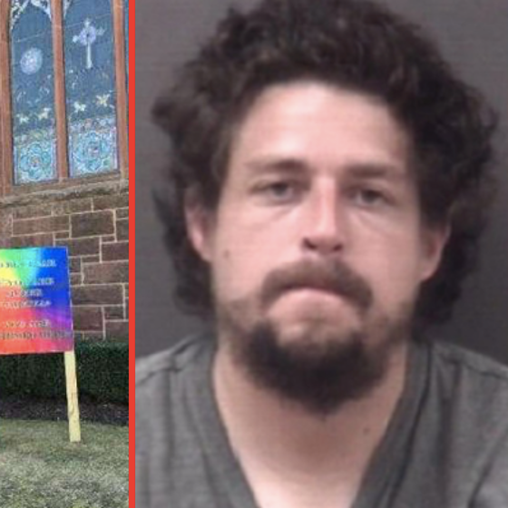 After being charged with one antigay hate crime, this idiot went and did it a second time