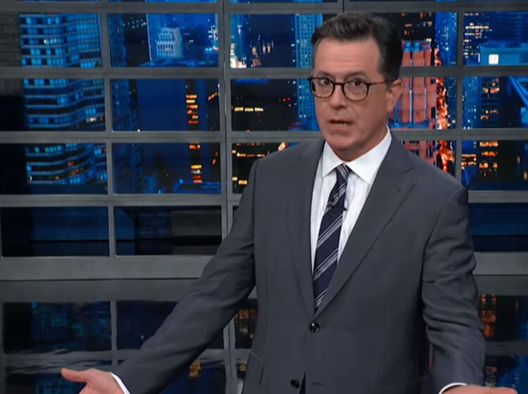 Stephen Colbert to straight dudes: “Caring for the earth is butch as hell”