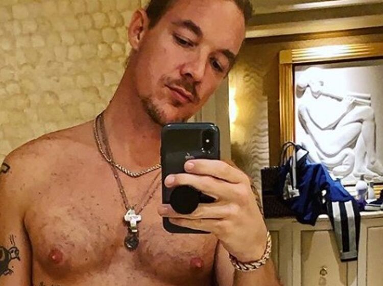 Diplo tells fans “I might be gay” just before emergency plane landing