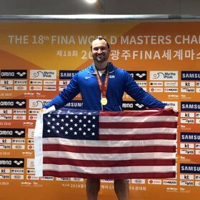 Gay diver becomes world masters champ with husband