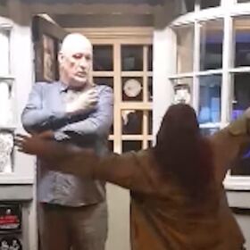WATCH: Drunk woman slaps gay man & calls him a ‘fat f*ggot’ in disturbing video
