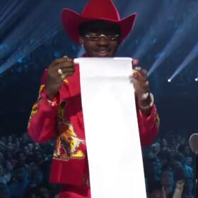 Lil Nas X’s VMA acceptance scroll became an instant meme