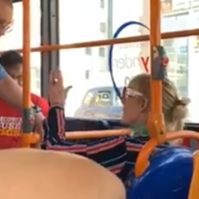 WATCH: Bus driver and passengers clap back at woman’s homophobic rant