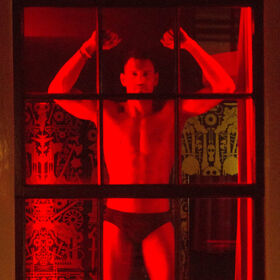 Amsterdam is displaying male sex workers in its red light district windows for this important cause