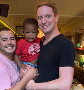 This wonderful same-sex couple just became the most famous gay parents in the world