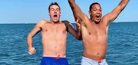 Russell Tovey, Andy Cohen, Elton John and other gay celebs share beach & vacation pics