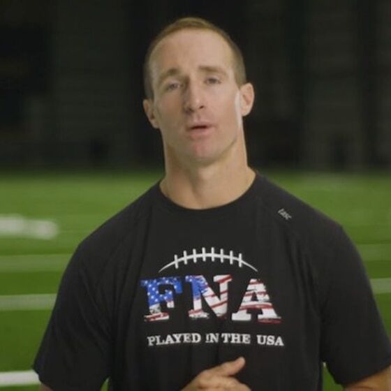 Fans are freaking out over NFL star Drew Brees partnering with antigay hate group