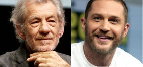 Ian McKellen’s thowback pic with young Tom Hardy brings ‘daddy’ and ‘twink’ to mind