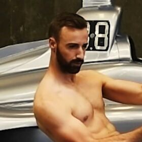 Watch: Pro racer James Hinchcliffe removes allll his gear for ESPN Body Issue