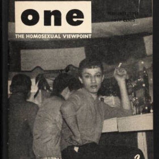 Maybe it's no coincidence the gay rights movement started in a bar