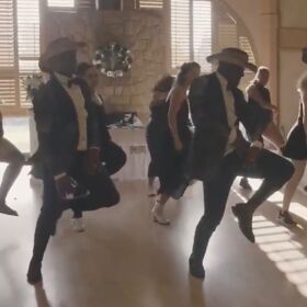 WATCH: Grooms amaze wedding guests with incredible group dance number