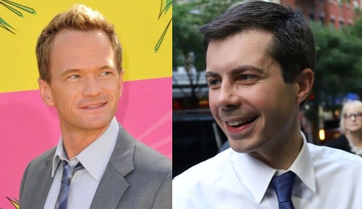Neil Patrick Harris had to try three times to get Pete Buttigieg’s attention