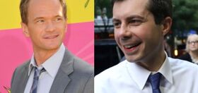 Neil Patrick Harris had to try three times to get Pete Buttigieg’s attention