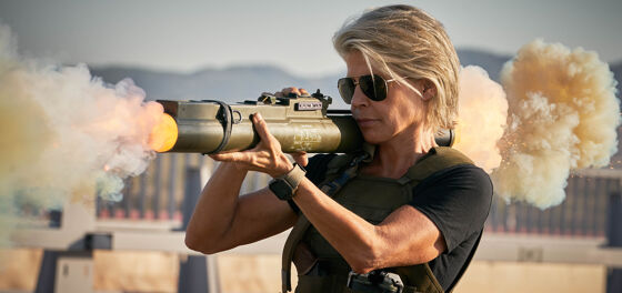 Linda Hamilton on redefining gender, sexuality, & using a bazooka at 63 in ‘Terminator Dark Fate’
