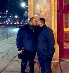 Viral kissing photo celebrates ‘fat, heavy, thick, black and gay men’