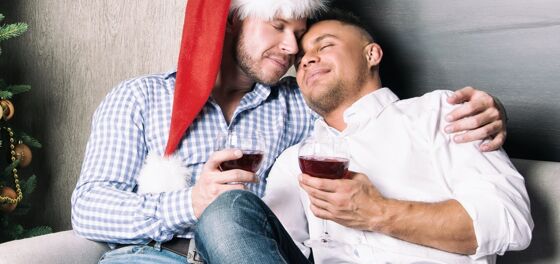He’ll be deployed for the holidays, so his boyfriend just gave him Christmas