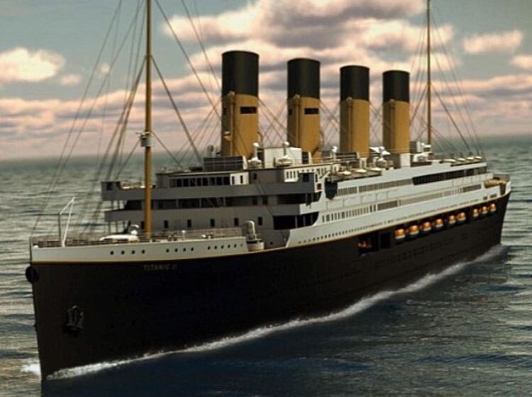The Titanic is being recreated, and is scheduled to set sail in 2022