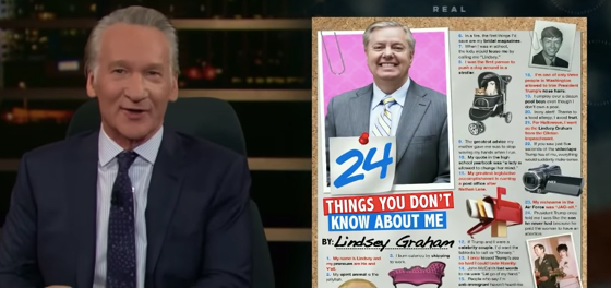Bill Maher shares passé list of stereotypes about gay people to attack Lindsey Graham