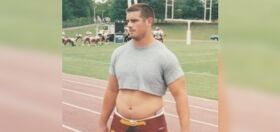 A reminder that politician Brian Sims used to be quite a football jock