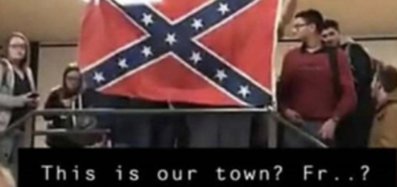 Students fly Confederate flag to oppose “queer flag”, school says it’s just a “different viewpoint”