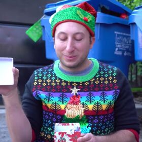 WATCH: Michael Henry and the dumpster queens make the Yuletide extra gay
