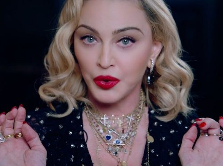 Madonna is being reminded of all those times she copied other artists and it’s getting awkward