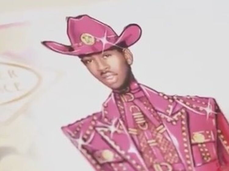 WATCH: Lil Nas X’s pink leather harness look took 700 hours to make