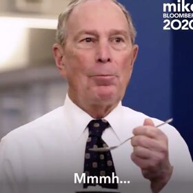 WATCH: Clip of Mike Bloomberg “enjoying” his Big Gay Ice Cream is a cringe