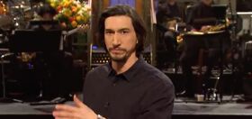 Did Adam Driver drag out his SNL monologue to cut transphobic skit?