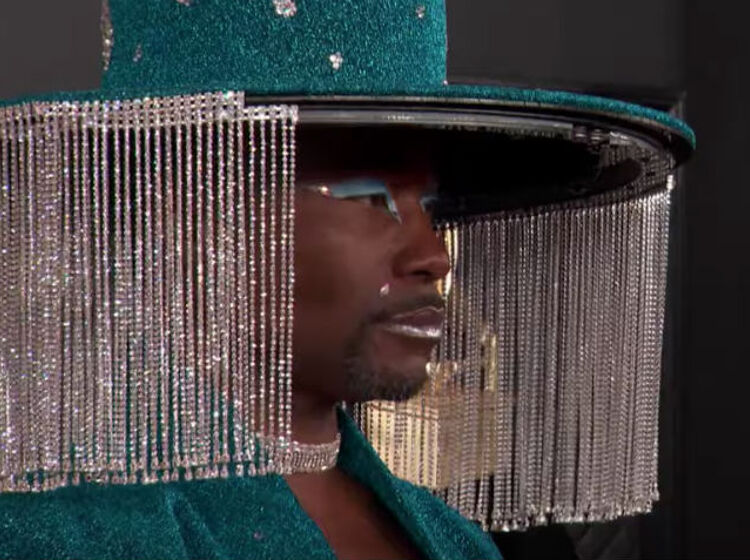 Billy Porter wows red carpet with meme-perfect, motorized hat