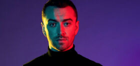 Um, who’s this super hot guy Sam Smith was just photographed making out with at a bar?