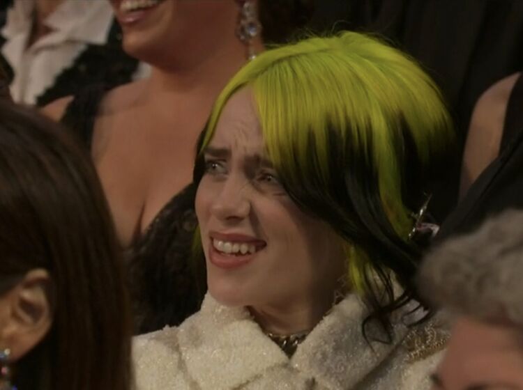 Billie Eilish’s facial expressions were the only memorable moments from last night’s Oscars
