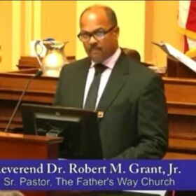 Chaos erupts inside Virginia Legislature as psycho pastor rails against gay people in opening prayer