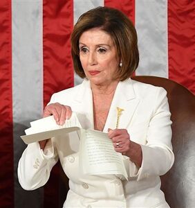 Nancy Pelosi ripped up Donald Trump’s State of the Union address. And now, the memes…