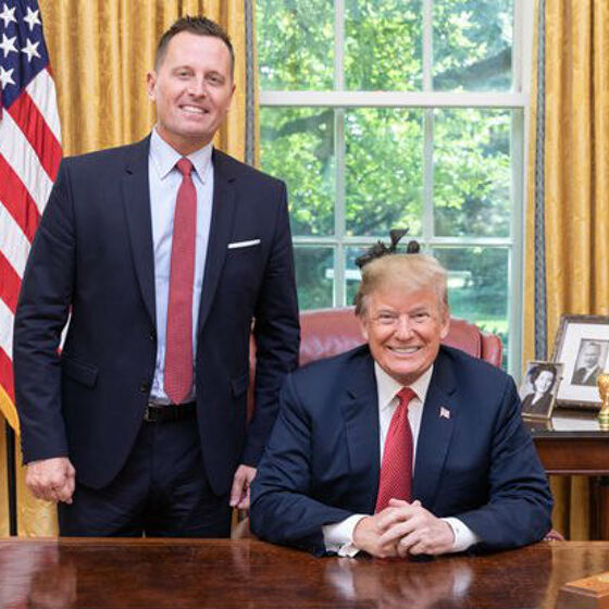 Richard Grenell celebrates Veteran’s Day by thanking a war criminal. Really.