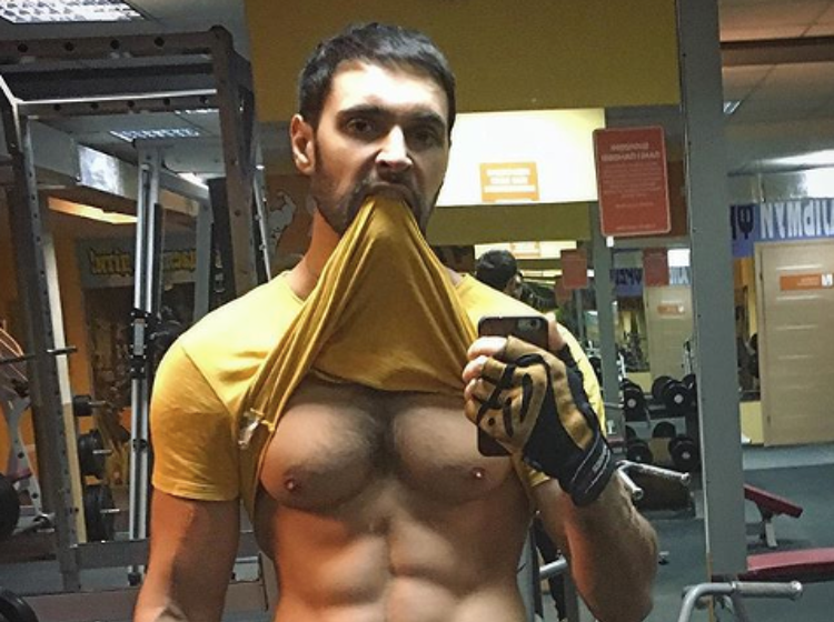 Don’t let the Instagram page fool you, Ukrainian pop star Vitaliy Kozlovskiy insists he isn’t gay