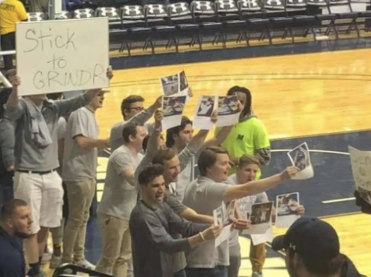 Students mock rival basketball player with Grindr taunts and photos taken from his dating profile