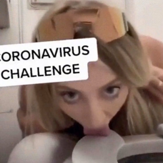 Girl who licked toilet seat in “coronavirus challenge” insists she’s protected because she’s on PrEP