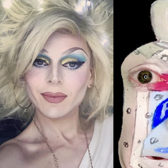 SF drag artist CaseFaace transforms into a bottle of Purell, and not a moment too soon