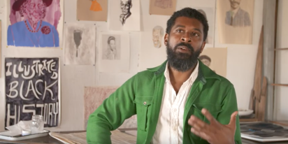 WATCH: George McCalman on how San Francisco inspired his Black history drawings