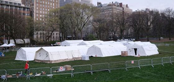 Group that set up mobile hospital in Central Park wants volunteers to oppose gay marriage